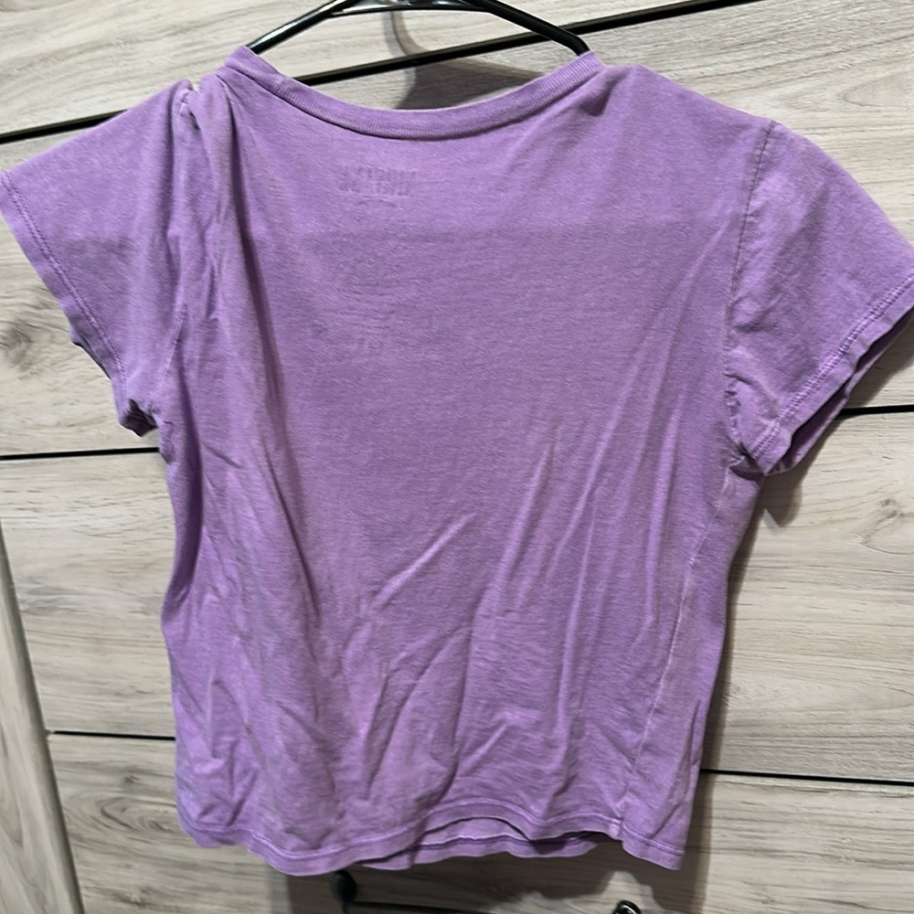 Nirvana Lavender Smiley Face Tee - image 3